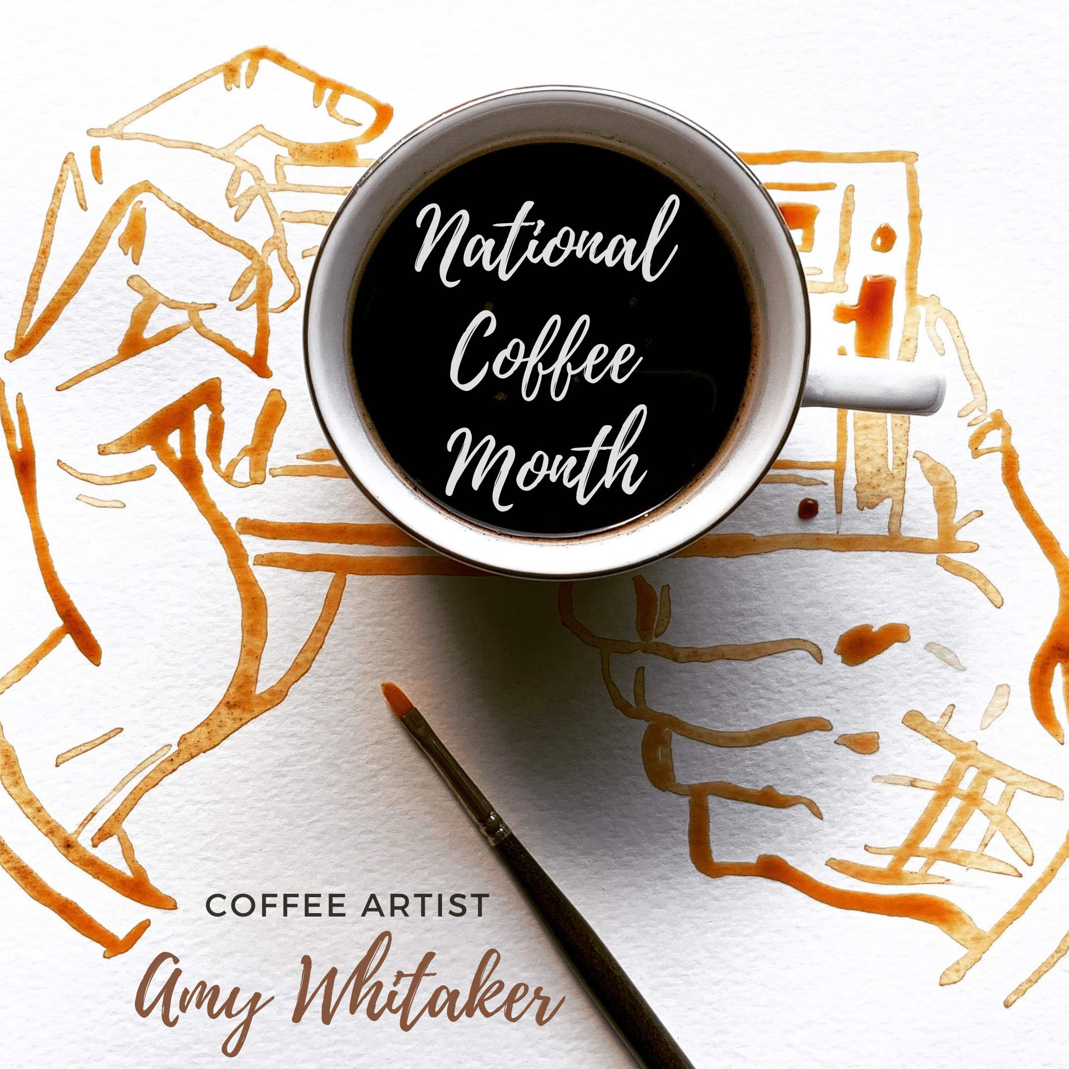 Brewing Creativity: Celebrating National Coffee Month with a Free Notecard Giveaway